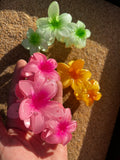 Ombre Triple Plumeria Hair Claws (Sunny’s Beach Treasures)