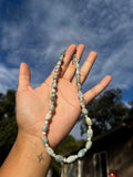 Lana Pearl Amazonite Necklace
(Sunny’s Beach Treasures)