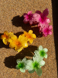 Ombre Triple Plumeria Hair Claws (Sunny’s Beach Treasures)