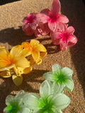 Ombre Triple Plumeria Hair Claws (Sunny’s Beach Treasures)