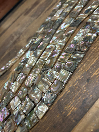 Abalone Paua Square Shell Strand