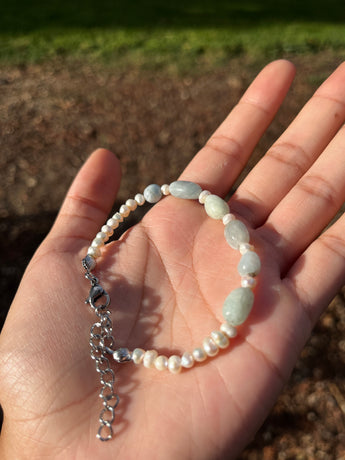 Lana Pearl Amazonite Bracelet (Sunny’s Beach Treasures)