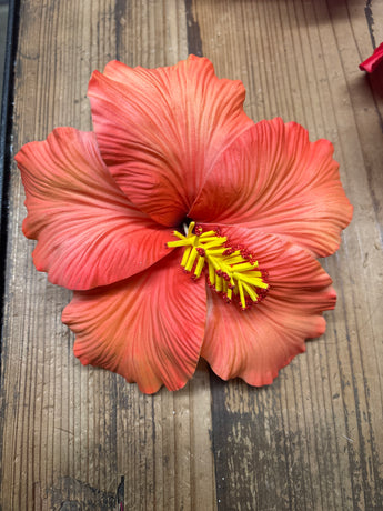 GIANT Foam Hibiscus Hair Pick- Peach