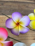 Foam Sweet Plumeria Hair Pick- Purple