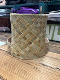 Woven Lauhala Headpiece Base with front panel