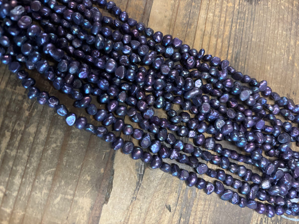 Extra Small Fresh Water Purple Pearl Strand