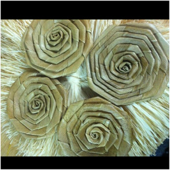 Lauhala Roses 2" wide