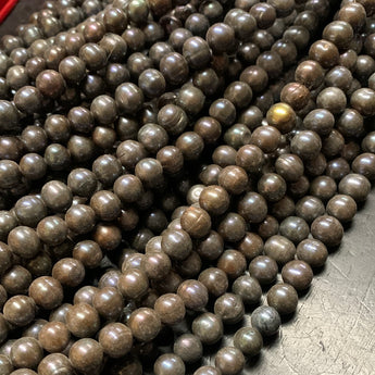 Small Fresh Water Black Pearl Strand