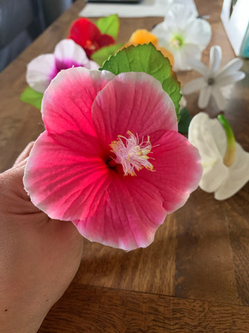 Real Touch Hibiscus Flower Pick – California Hula Center