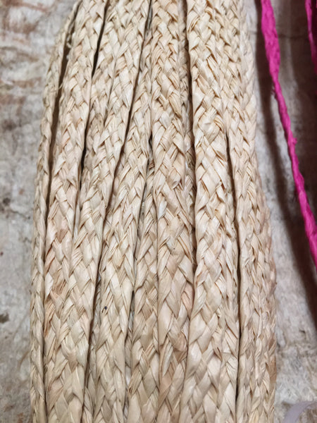 Woven Raffia Trim- Natural