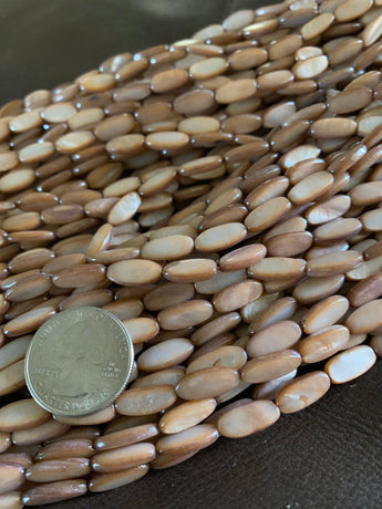 Dusty Rose Oval Shell Strand